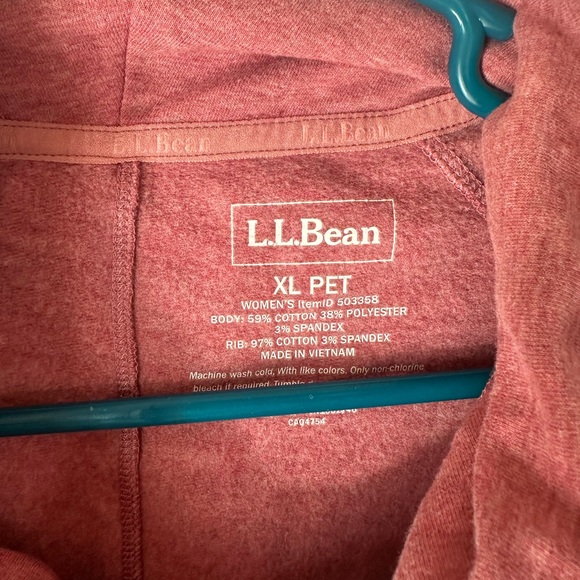 L.L. Bean Women's Pink Cowl Neck Sweater - Picture 2 of 6